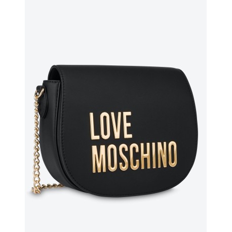 BORSA A TRACOLLA ECO-FRIENDLY CON LOGO LOVE MOSCHINO